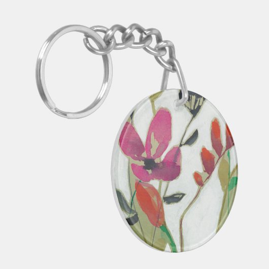 Vivid Flowers I Sleutelhanger (Voorkant Links)