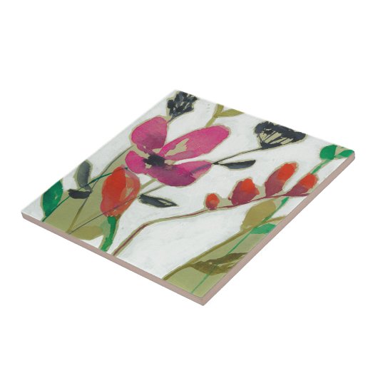 Vivid Flowers I Tegeltje (Zijkant)