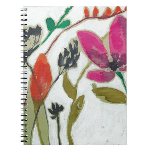 Vivid Flowers Notitieboek (Voorkant)