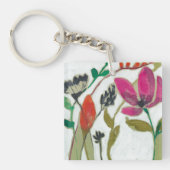 Vivid Flowers Sleutelhanger (Voorkant)