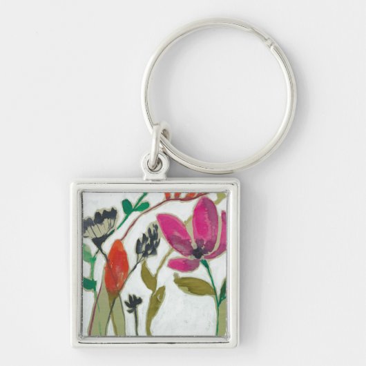 Vivid Flowers Sleutelhanger (Voorkant)