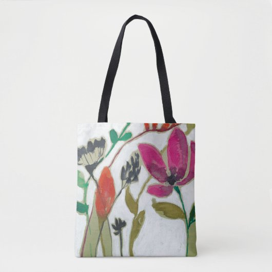 Vivid Flowers Tote Bag (Voorkant)