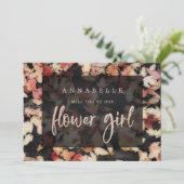 Vivid Foliage | Herfst Bloemenmeisje Voorstel Kaar (Staand voorkant)