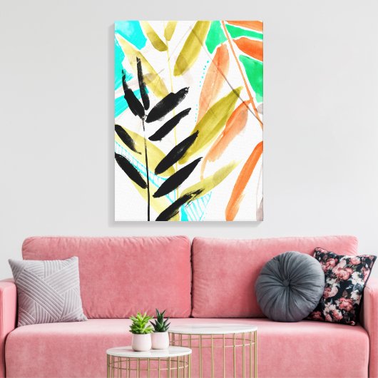 Vivid Fronts II Canvas Afdruk (Insitu (Woonkamer))