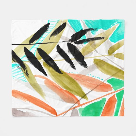 Vivid Fronts II Fleece Deken (Voorkant (Horizontaal))