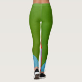 Vivid Fusion Abstract Leggings (Achterkant)