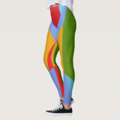 Vivid Fusion Abstract Leggings (Links)