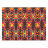 Vivid Futuristic Abstracte stadsontwikkeling Geome Tafelkleed (Voorkant (Horizontaal))