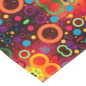 Vivid Futuristic Abstracte stadsontwikkeling Geome Tafelkleed (Gekanteld)