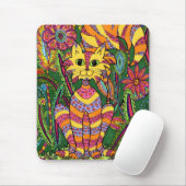 Vivid Garden Cat 2 Muismat (Met muis)