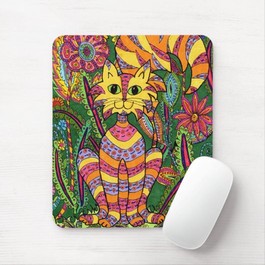 Vivid Garden Cat 2 Muismat (Met muis)
