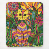 Vivid Garden Cat 2 Muismat (Voorkant)