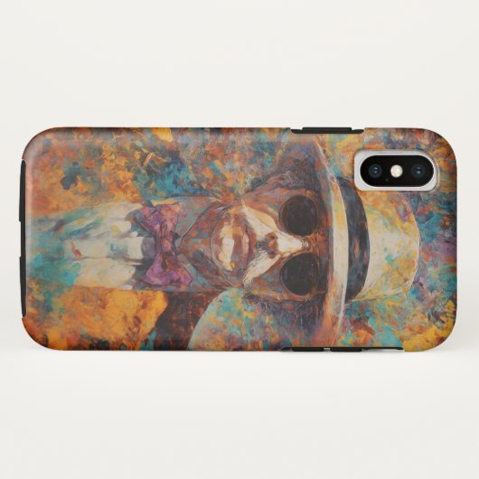 Vivid Gentleman Art Mobile Hoesje (Achterkant (horizontaal))