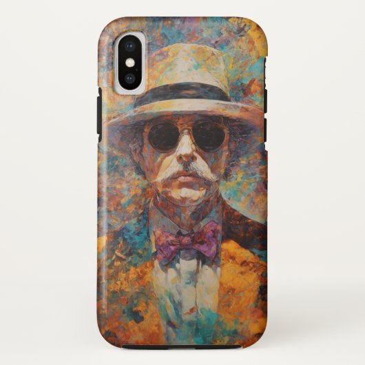 Vivid Gentleman Art Mobile Hoesje (Achterkant)