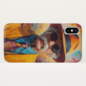 Vivid Gentleman Style Mobile Hoesje (Achterkant (horizontaal))