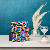 Vivid Geometric Flow Fotoplaat (Insitu)