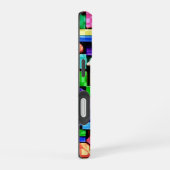 Vivid Geometric Flow iPhone 16 Hoesje (Rechterkant)