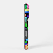 Vivid Geometric Flow iPhone Hoesje (Rechterkant)