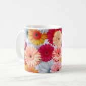 Vivid Gerbera Blooming Koffiemok (Voorkant links)