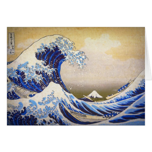 Vivid Great Wave door Hokusai (Voorkant Horizontaal)
