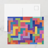 Vivid Grid Briefkaart (Voorkant / Achterkant)