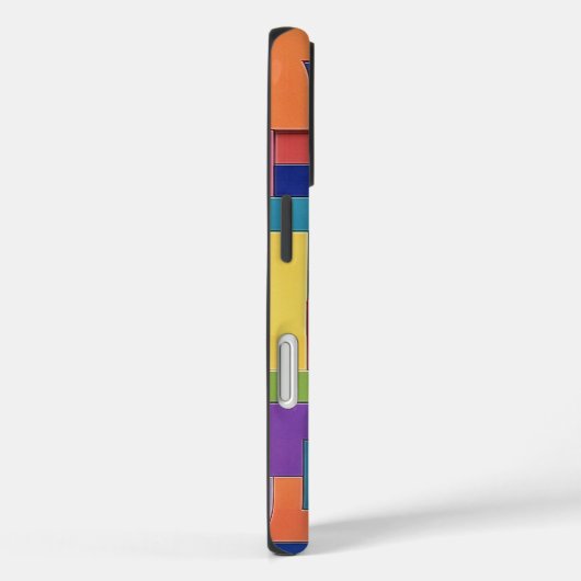 Vivid Grid Case-Mate iPhone Case (Achterkant / Rechts)
