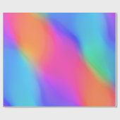 Vivid Holographic Gift Wrap Cadeaupapier (Vlak)