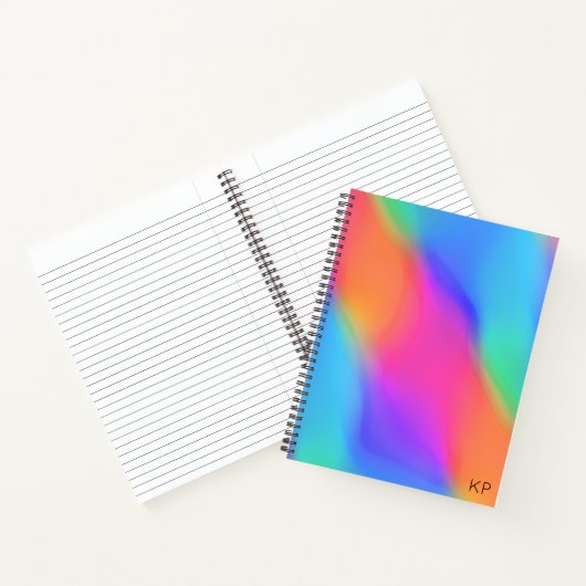 Vivid Holographic Personated Spiral Notebook Notitieboek (Binnen)