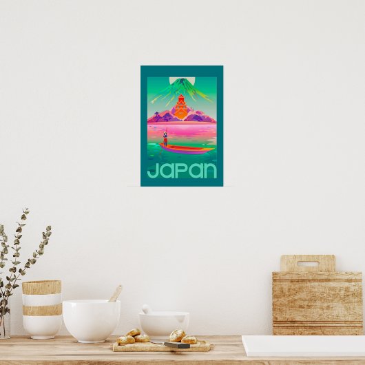 Vivid Japans reisposter Poster (Keuken)