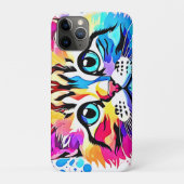 Vivid Kat Vibes Design Case-Mate iPhone Case (Achterkant)
