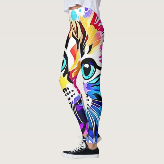 Vivid Kat Vibes Design Leggings (Links)
