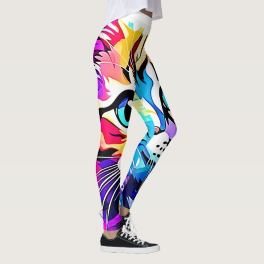 Vivid Kat Vibes Design Leggings (Rechts)