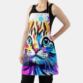 Vivid Kat Vibes Design Schort (Insitu)