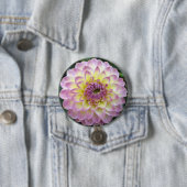 Vivid Lavender Creme Dahlia Ronde Button 7,6 Cm (In situ)