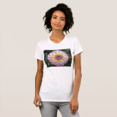 Vivid Lavender Creme Dahlia T-shirt (Voorkant volledig)
