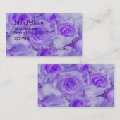 Vivid Lavender Rozen Visitekaartje (Voorkant / Achterkant)
