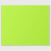 Vivid Lime Green Uni-Colored Cadeaupapier (Vlak)