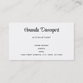 Vivid magenta abstracte waterverf textuur visitekaartje (Achterkant)