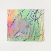 Vivid Marble | Achtergrond kleurrijke oude Waterve Wandkleed (Voorkant (horizontaal))