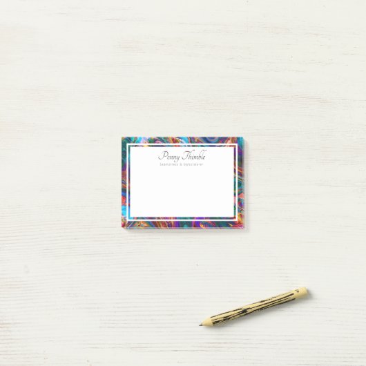 vivid Marble, effect Post-it® Notes (Op bureau)