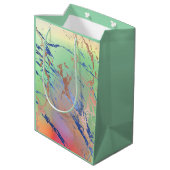 Vivid Marble | Waterverf van kleurrijk gebalste pa Medium Cadeauzakje (Achterkant Gekanteld)