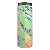 Vivid Marble | Waterverf van kleurrijk gebalste pa Thermosbeker (Achterkant)