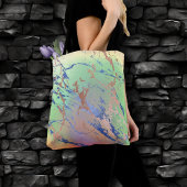 Vivid Marble | Waterverf van kleurrijk gebalste pa Tote Bag