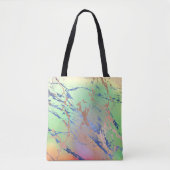 Vivid Marble | Waterverf van kleurrijk gebalste pa Tote Bag (Voorkant)