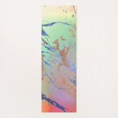 Vivid Marble | Waterverf van kleurrijk gebalste pa Yogamat (Achterkant)