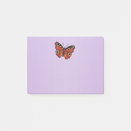  Vivid Monarch Butterfly Paars Post-it® Notes (Voorkant)