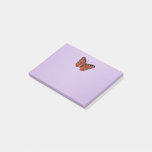  Vivid Monarch Butterfly Paars Post-it® Notes (Schuin)