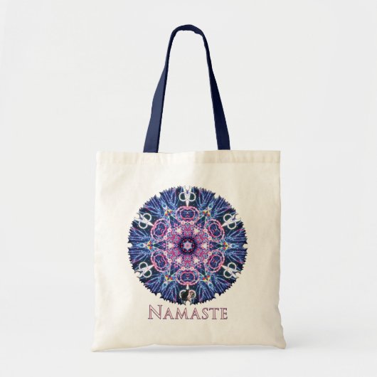 Vivid Namaste Kaleidoscope Tote Bag (Voorkant)