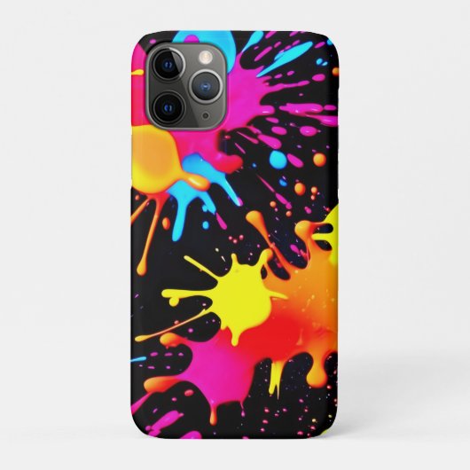 Vivid Neon Abstracte kunst in beweging Case-Mate iPhone Case (Achterkant)