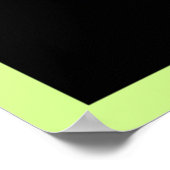 Vivid Neon Eye met smeltende kleuren Poster (Hoek)